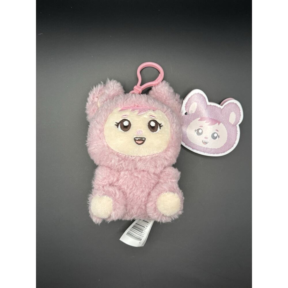 🔥LaBabies Fall Sherpa Collection Plush Monster Clip Pink BNWT🔥